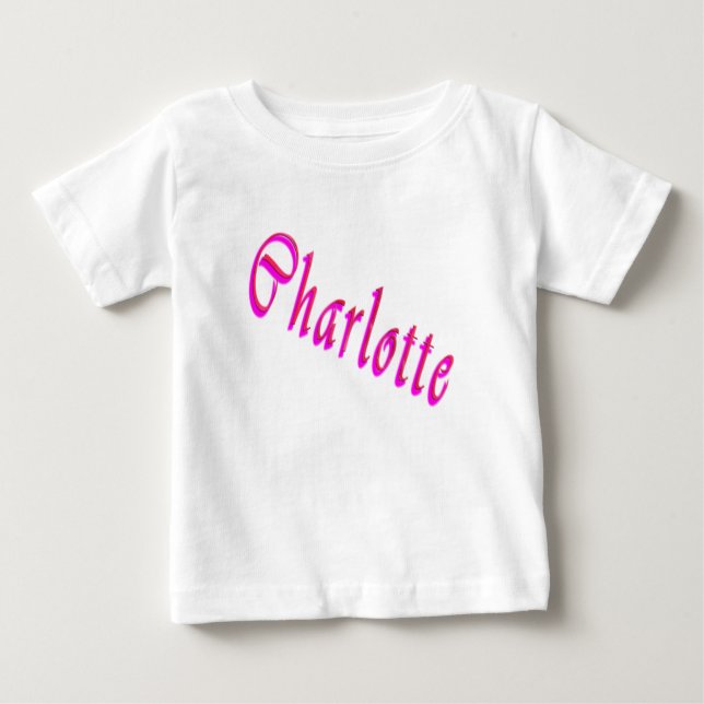 Charlotte-Logo, Baby T-shirt (Vorderseite)