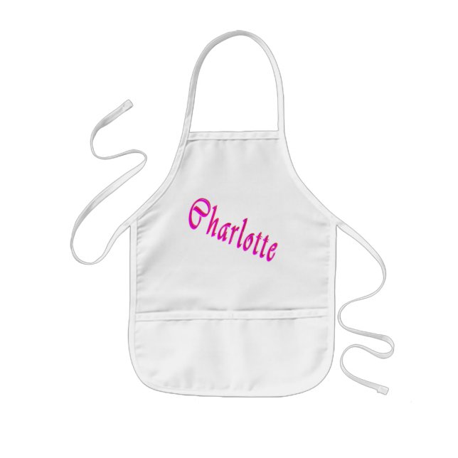 Charlotte-Logo, Kinderschürze (Vorne)