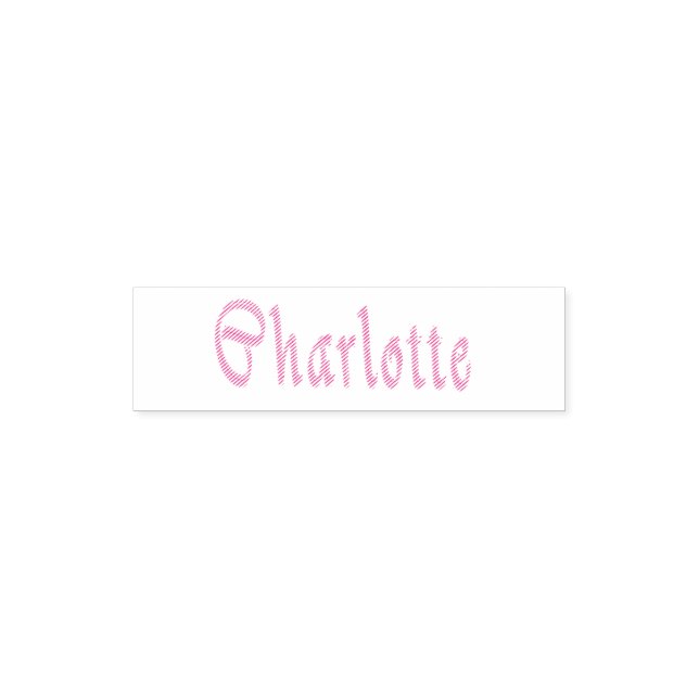 Charlotte-Logo, Permastempel (Design)