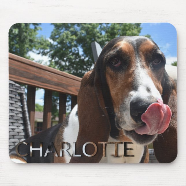 Charlotte-Mauspad (groß) Mousepad (Vorne)