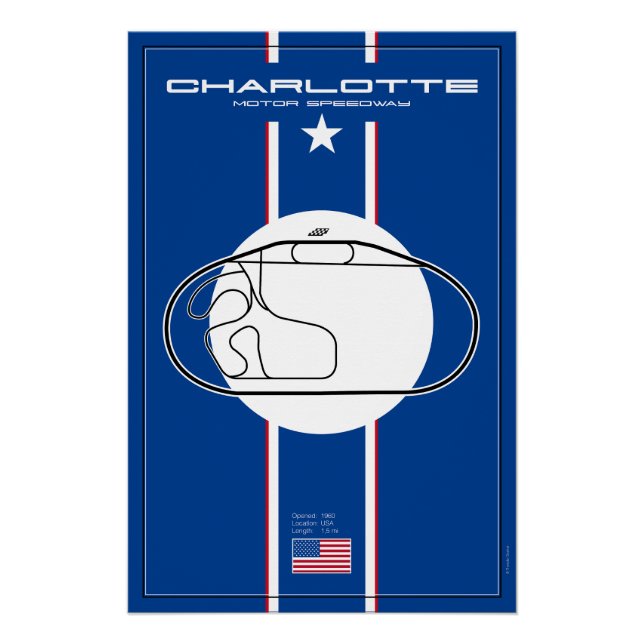 Charlotte Motor Speedway Poster (Vorderseite)