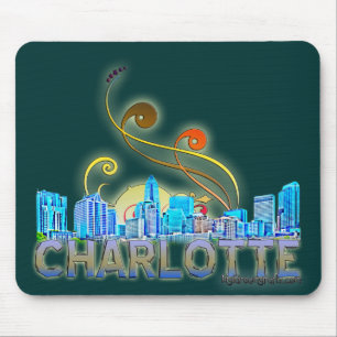 Charlotte, nc mousepad