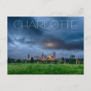 Charlotte NC Postkarte