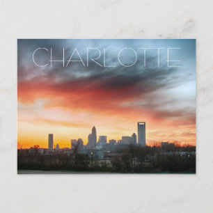 Charlotte NC Postkarte