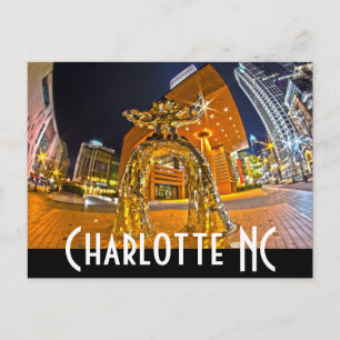 Charlotte NC Postkarte
