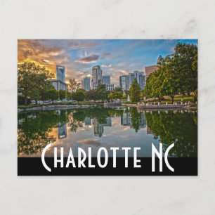 Charlotte NC Postkarte