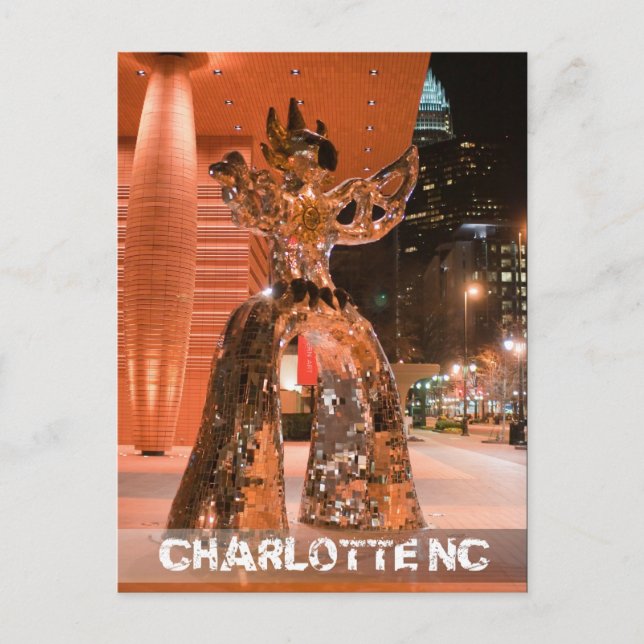 Charlotte nc postkarte (Vorderseite)