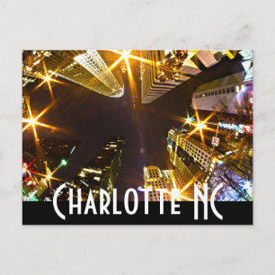 Charlotte NC Postkarte