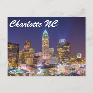 Charlotte NC Postkarte