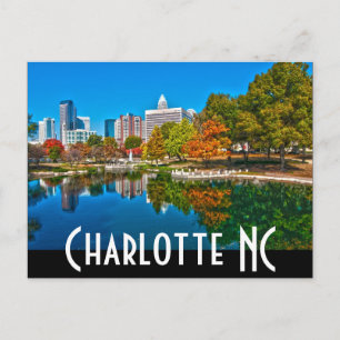 Charlotte NC Postkarte