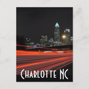 Charlotte NC Postkarte