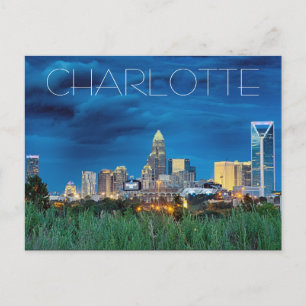 Charlotte NC Postkarte