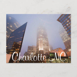 Charlotte NC Postkarte