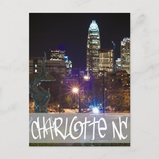 Charlotte nc postkarte (Vorderseite)