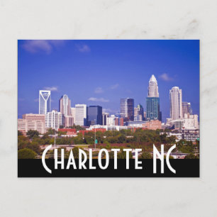 Charlotte NC Postkarte