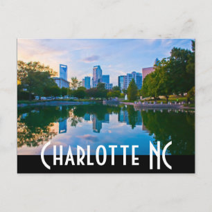 Charlotte NC Postkarte