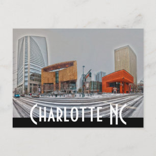 Charlotte NC Postkarte