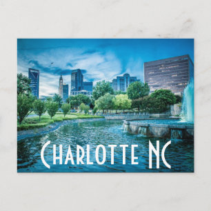 Charlotte NC Postkarte