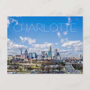 Charlotte NC Postkarte