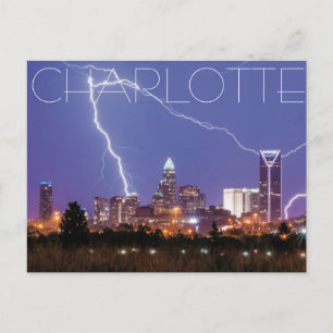 Charlotte NC Postkarte