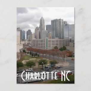 Charlotte NC Postkarte