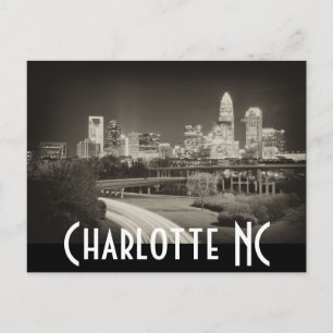 Charlotte NC Postkarte