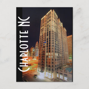 Charlotte NC Postkarte