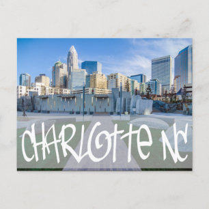 Charlotte nc postkarte