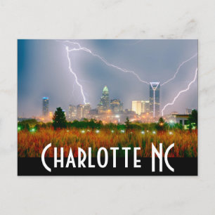 Charlotte NC Postkarte