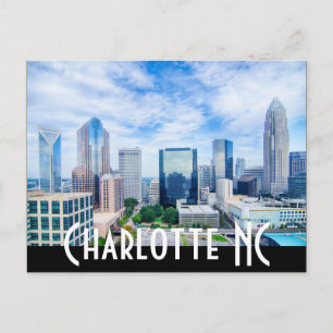 Charlotte NC Postkarte