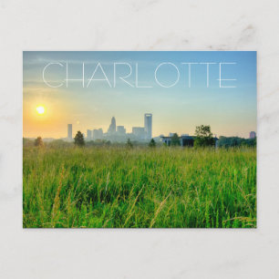 Charlotte NC Postkarte
