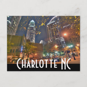 Charlotte NC Postkarte