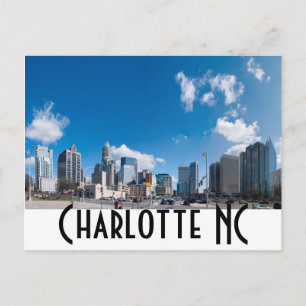 Charlotte NC Postkarte