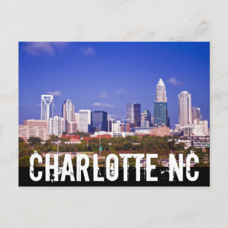 Charlotte NC Postkarte