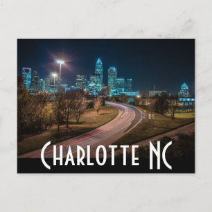 Charlotte NC Postkarte
