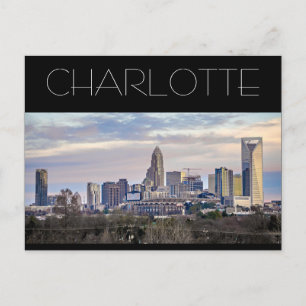 Charlotte NC Postkarte