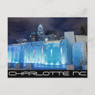 Charlotte NC-QUEEN CITY Postkarte