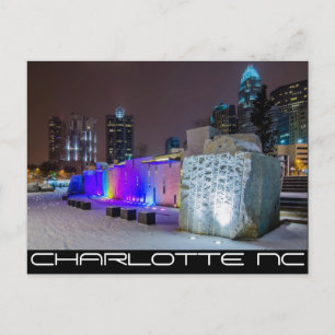 Charlotte NC-QUEEN CITY Postkarte