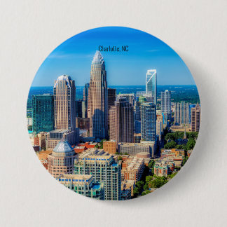 Charlotte, NC-Skyline-Foto Button