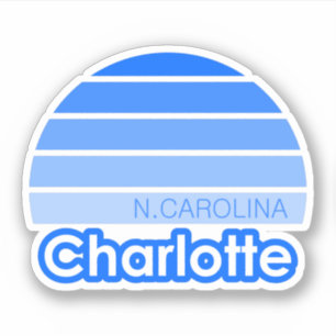 Charlotte North Carolina Aufkleber