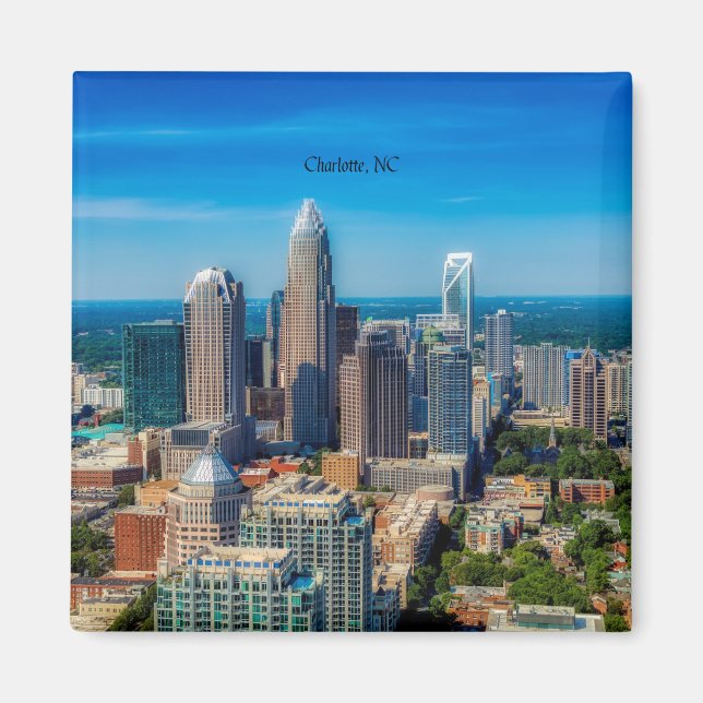 Charlotte, North Carolina City Magnet (Vorne)