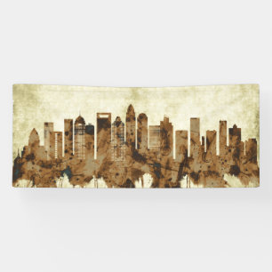Charlotte North Carolina Cityscape Banner