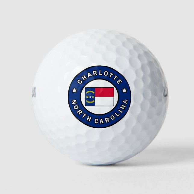 Charlotte North Carolina Golfball (Vorderseite)