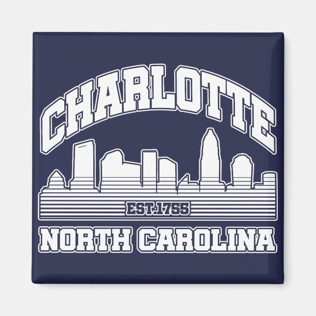 Charlotte, North Carolina Magnet (Vorne)
