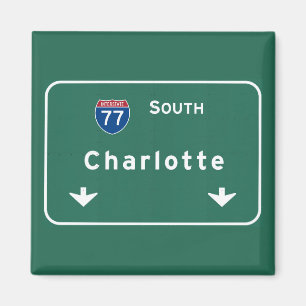 Charlotte-North Carolina nc-Autobahn: Magnet