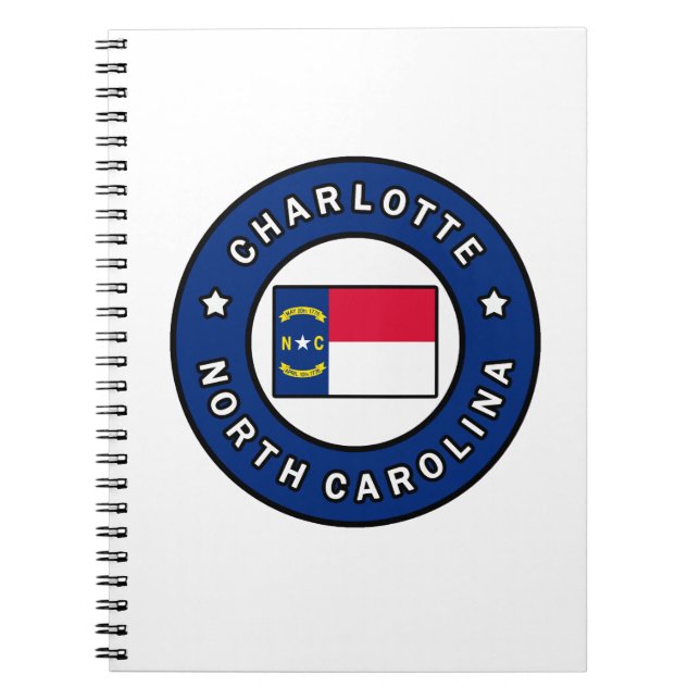 Charlotte North Carolina Notizblock (Vorderseite)