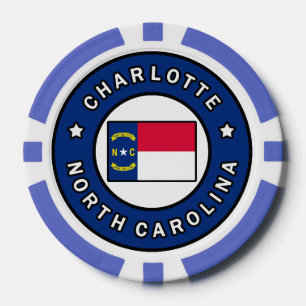 Charlotte North Carolina Pokerchips