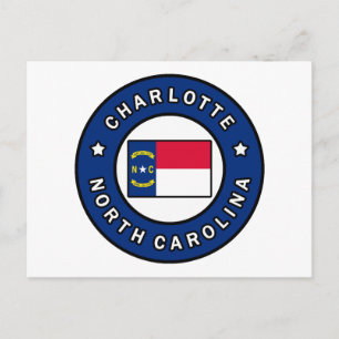 Charlotte North Carolina Postkarte