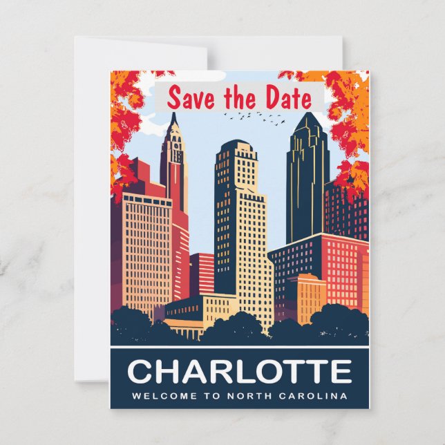 Charlotte, North Carolina, Save The Date (Vorderseite)