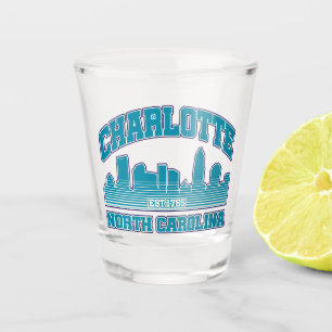 Charlotte, North Carolina Schnapsglas